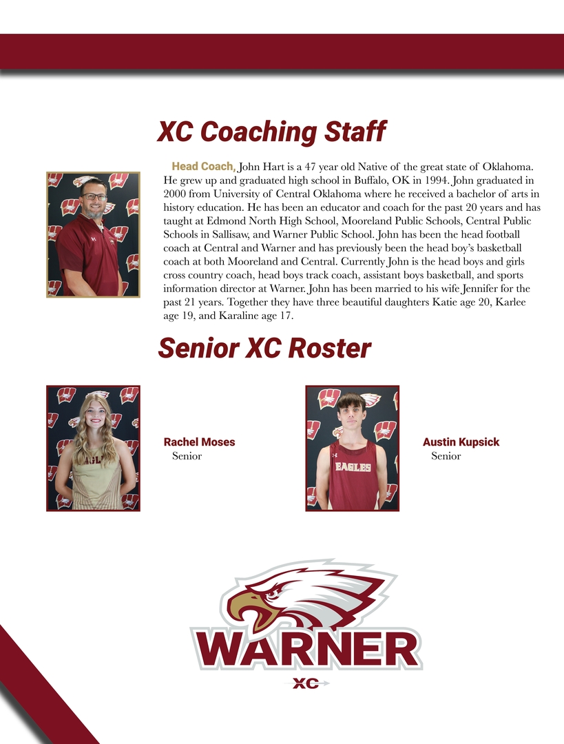 Warner Public Schools 2023 Cross Country